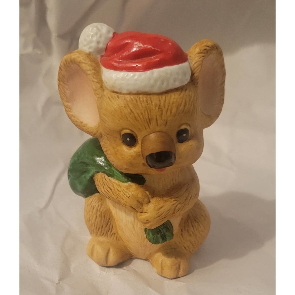 Vintage Lefton Christmas  Koala Bear Figurine